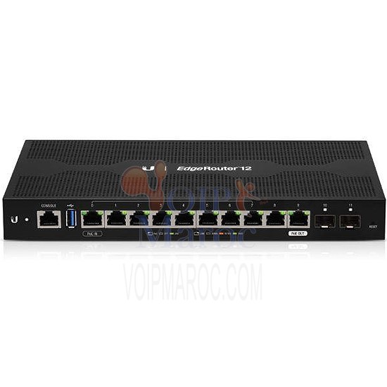Edge Routeur 12 avec PoE 10 Gigabit 2 Ports SFP ER-12