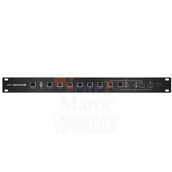 EDGEMAX EDGEROUTER 6XGIGABIT PORTS, 2XSFP/RJ45 COMBO PORTS ERPRO-8