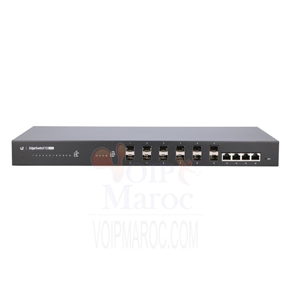 Switch EdgeMAX EdgeSwitch 12x SFP 4x RJ45 1000Mb/s ES-12F-EU