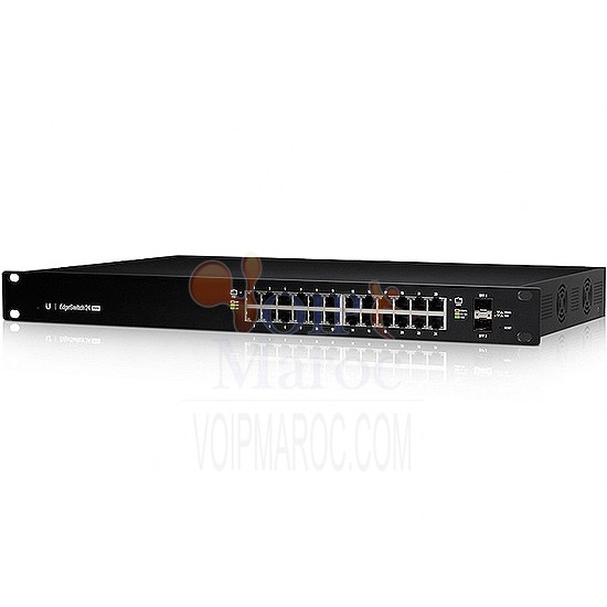 EDGEMAX EDGESWITCH 24X GIGABIT PORTS, 2X SFP PORTS, 250W ES-24-250W EU
