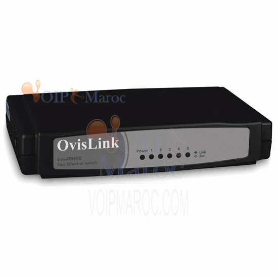 Fast Switch 10/100 8 Ports Auto-MDI/MDIX EVO-FSH8C