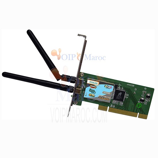 Carte réseau PCI WIFI N 300 - New EVO-W300PCI