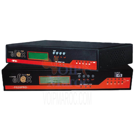 Serveur de Fax Réseaux E-Fax conçu pour répondre aux Besoins des PME et TPE Efax pro 100