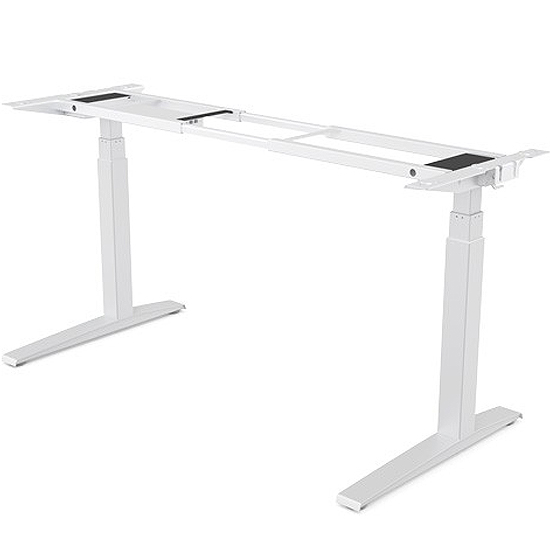 Bureau Réglable en Hauteur Levado™ (Structure) Blanc F9708601