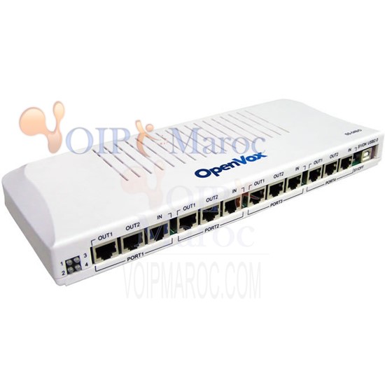 4 Port IPPBX de Basculement ISDN BRI FB40
