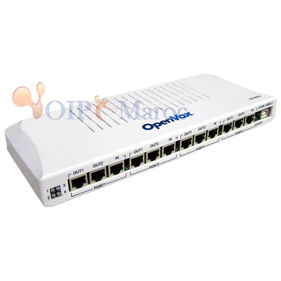 4 Port de Basculement IPPBX T1/E1/J1 FD40