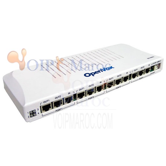 4 Port de Basculement IPPBX T1/E1/J1 FD40