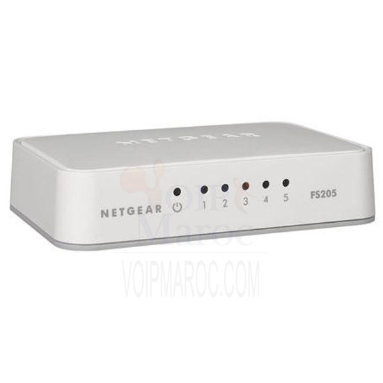 Switch 5 Ports 10/100 Mbps FS205