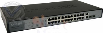 Switch 24 ports 10/100 + 02ports Gigabit W.M. FSH2422GW