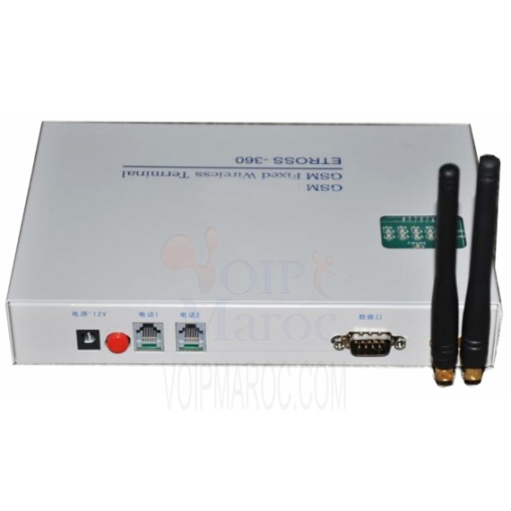 Passerelle a canal GSM FWT-E360 (GSM 900/1800 MHz) avec 1 interface FXS - Antenne inclu GSM FWT-E360