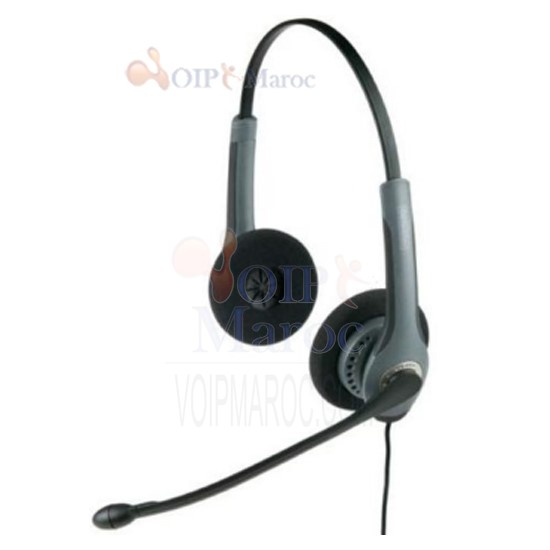 Micro-casques  Series Duo Flex perche anti bruit en RJ11 GN2000 Duo Flex perche en RJ11