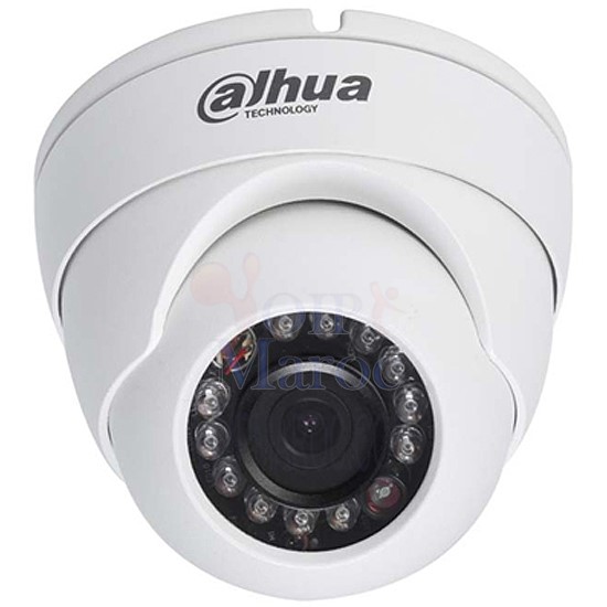 Caméra Dôme 1MP HDCVI 3.6 mm HDW1100MP