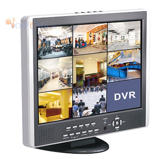 DVR 04CH H.264 AVEC ECRAN LCD COULEUR 15"+ I507B