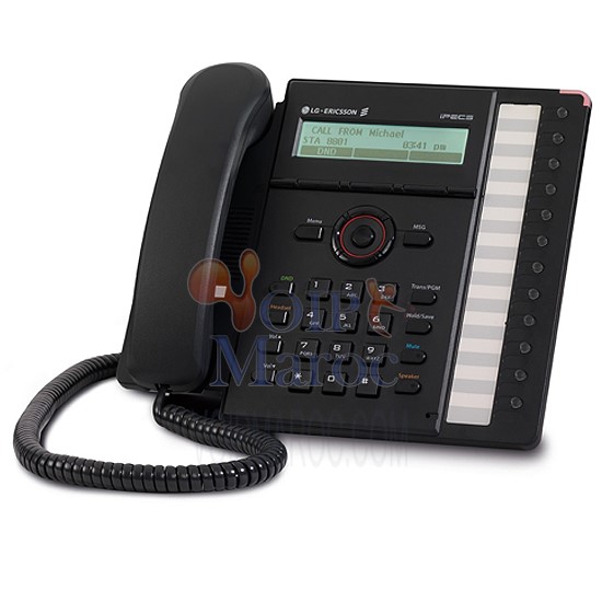 Téléphone SIP et MGCP compatible avec tous les IPBX IP-8012D