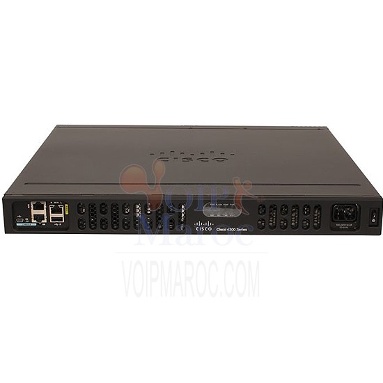Routeur ISR 4331 (3GE,2NIM,1SM,4G FLASH,4G DRAM,IPB) ISR4331/K9