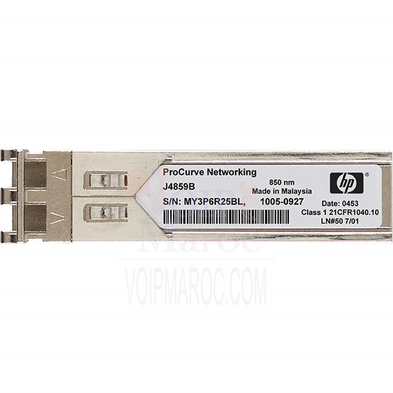 Tranceiver Aruba 1G SFP LC LX 10km SMF XCVR J4859D