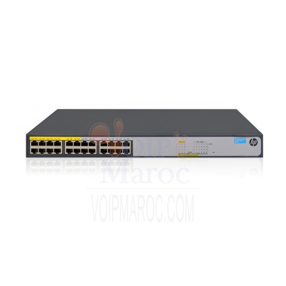 Switch Non Administrable HP OfficeConnect 1420-24G-PoE+ (124W) JH019A