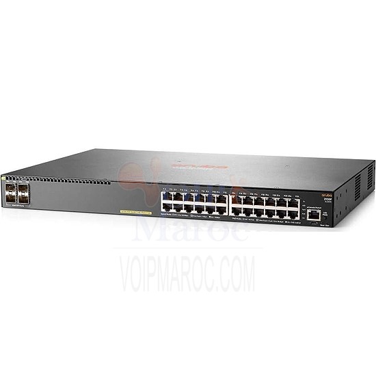 Switch Aruba 2930F 24G PoE+ 4SFP Commutateur C3 Géré 24 x 10/100/1000 (PoE+) JL261A