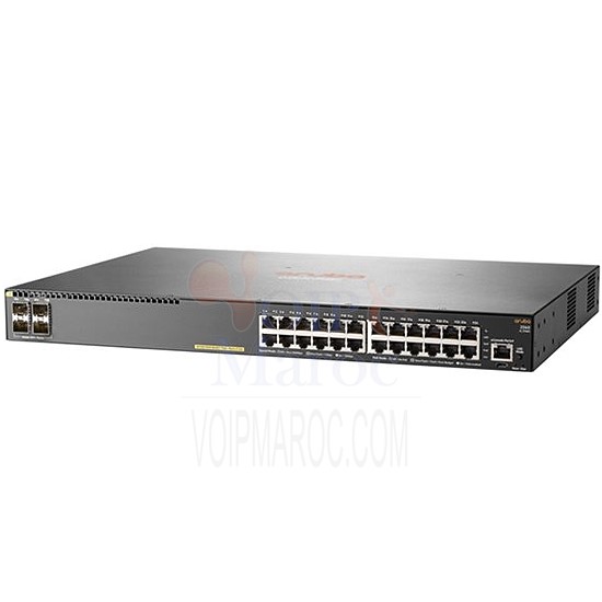 2540 24G PoE+ 4SFP+ Switch 24 Ports 10/100/1000 PoE + 4 Ports SFP JL356A