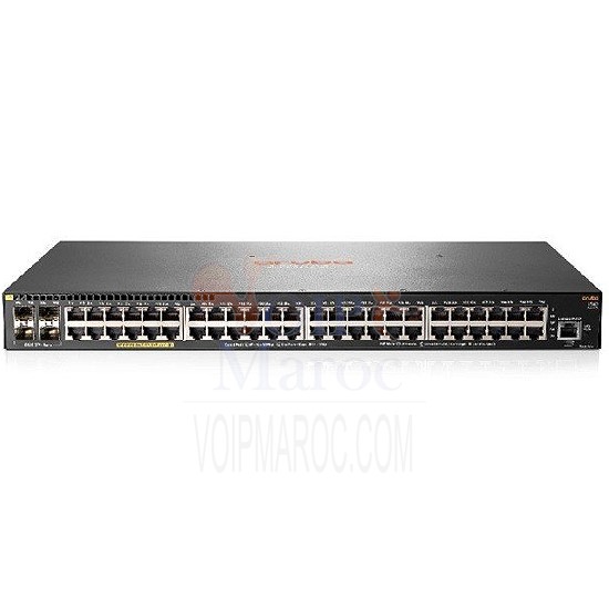 2540 48G PoE+ 4SFP+ Switch 48 Ports 10/100/1000 PoE+ 4 Ports SFP+ JL357A
