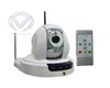 IP PT Camera sans fil avec Inner set IR lights ,Distance in night
•High-density and programmable communication media processor SOC single chip solution, equipped with two processors,ARM9 and DSP 
•H.264 main profile@Level 3/MJPEG, realize transmission of High Definition video over low network bandwidth easily.