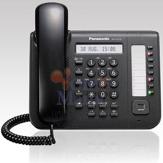 Poste Téléphonique Numérique Standard LCD 1 Ligne 8 Touches KX-DT521X-B