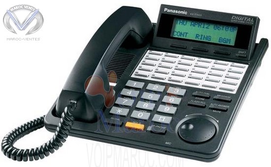 Téléphone 3-Line Backlit Display avec 24-Button Speakerphone