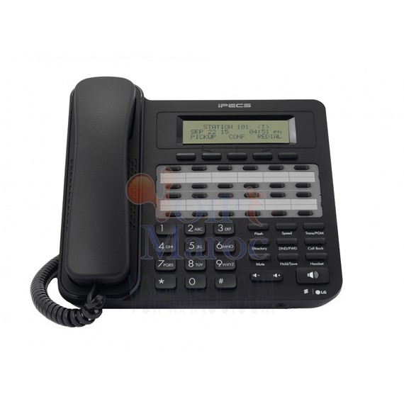 Téléphone numérique standard 3 lignes Ecran LCD 24 touches LDP-9224D
