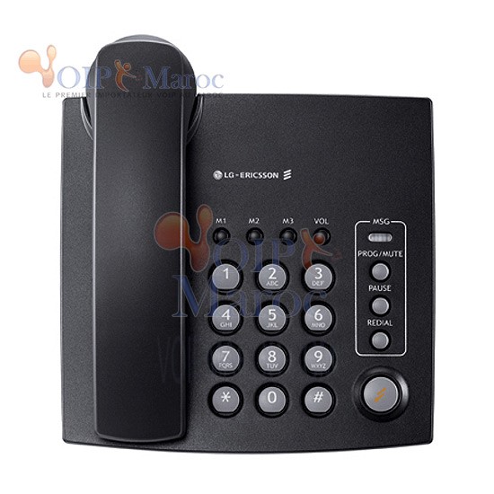 Poste de  Téléphone Analogique LKA-200 NOIR