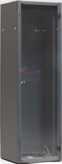 Armoir 26U a Double Porte en Verre LN-FS26U8080-BL-111