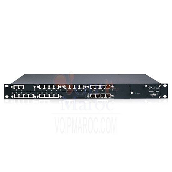 Mediant 1000B with one Active/Standby pair of GE interfaces M1KB