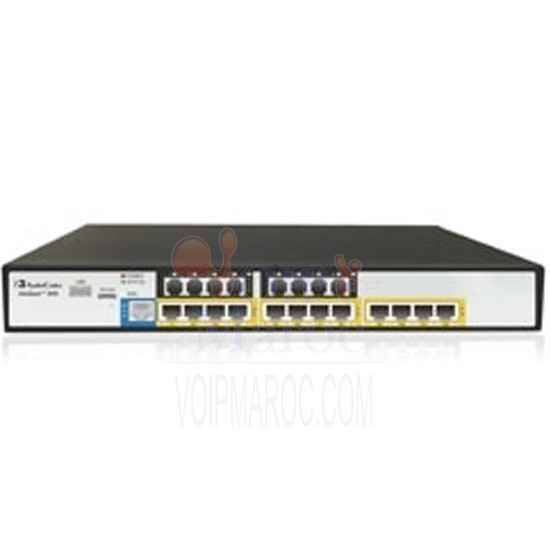 Mediant 800B Survivable Branch Appliance (SBA) for Microsoft  Lync, with a single span (E1/T1) and 4 FXS voice interfaces M800B-1ET4S-SBA