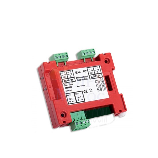 DETNOV Module adressable à 1 zone conventionnelle MAD-441