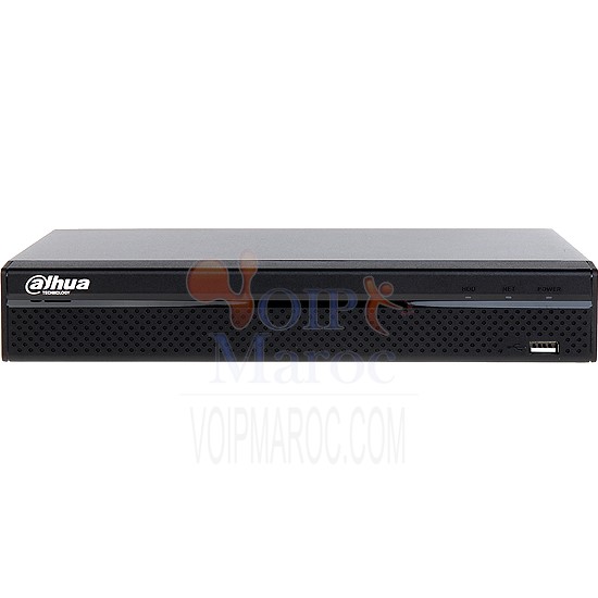 NVR 4 Canaux  Compact 1U 4 Ports PoE 4K H.265 NVR4104HS-4KS2