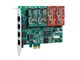 Carte analogique  PCI-E 4 Port FXO/FXS