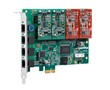 Carte analogique  PCI-E 4 Port FXO/FXS A400E