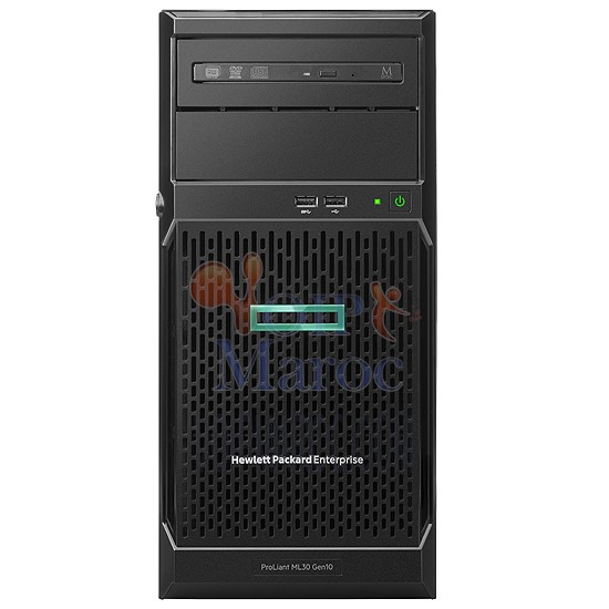 HPE ProLiant ML30 Gen10 4LFF NHP Serveur Tour 4U RAM 8 Go P06781-425