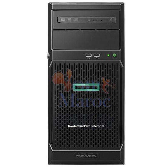 HPE ML30 Gen10 Serveur Tour 4U 1 voie 1x Xeon  Quad-Core E-2134 8SFF P06793-425
