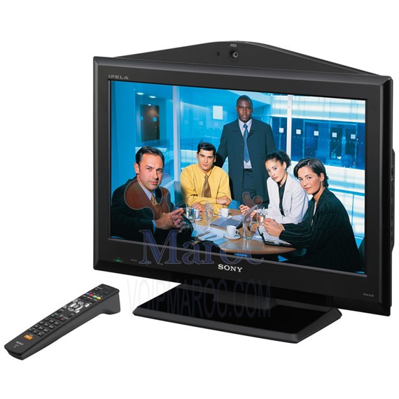 SYSTEME DE VIDEOCONFERENCE COMPLET AVEC MONITEUR INTEGRE 22 POUCES HD 720P avec Option intégrée multipoint 3 sites PCS-XL55