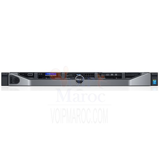 Serveur Rackable PowerEdge R330 E3-1220 v5 8GB 2x300GB H330 3 PER330-E3-1220V5B