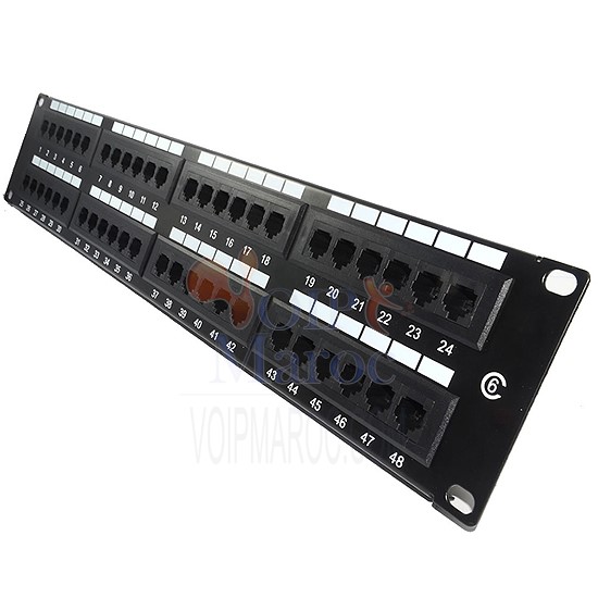 Panneaux de Brassage 48 Ports FTP CAT6A PI00219