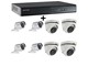 1 DVR 8CH TURBO HD + 4 CAMERAS MINI BULLET TURBO + 4 CAMERAS MINI BDOME TURBO