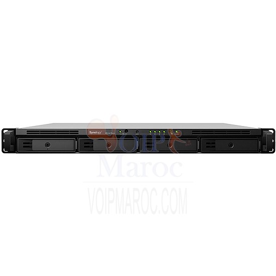 RackStation Serveur NAS 4 Baies Rack 1U 8 Go Ram Alimentation Redondante RS1619xs+