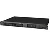 Serveur NAS à Rack 1U 2 Baies  CPU 1.2 Ghz  512 Mo Ram  2 LAN Gigabit 12 To Max