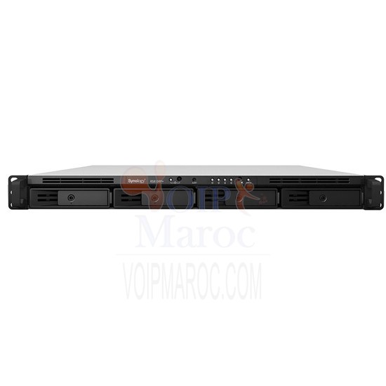Serveur 4 Baies  Quad Core 2.4 Ghz  2 Go Ram 4 LAN Gigabit  24 To  48 To - 2 USB 3.0 - 1 eSATA RS815+
