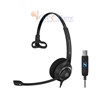 Micro Casque Filaire  Mono Ecouteur XXL Circle flex /arceau serre tete /micro antibruit/ Prot Acoust Activgard
