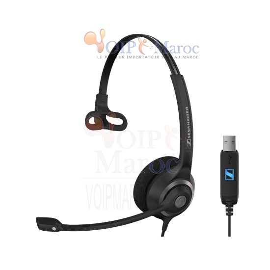 Micro Casque Filaire  Mono Ecouteur XXL Circle flex /arceau serre tete /micro antibruit/ Prot Acoust Activgard SC 230