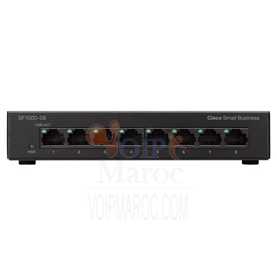 Switch 8 Ports Fast Ethernet (10/100) PoE SF110D-08HP-UK
