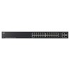 Switch 24 x 10/100/1000 + 2 x SFP Gigabit combiné Géré