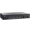 Switch Gigabit Manageable SG300-10PP8 ports 10/100/1000 PoE+ 62W + 2 Ports Combo mini-GBIC SG300-10PP-K9-EU
